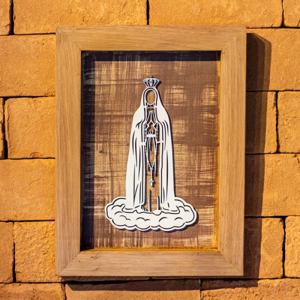 Quadrinho de Madeira Nossa Senhora Preto