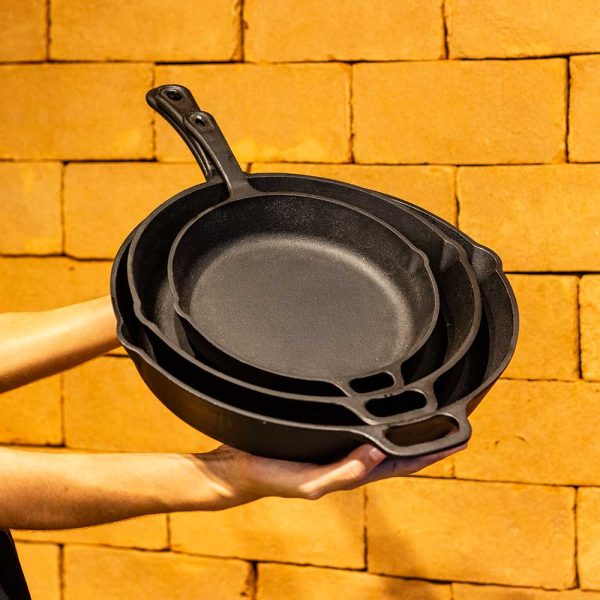 Frigideiras Gourmet 20 26 e 30 diametro Ferro Fundido