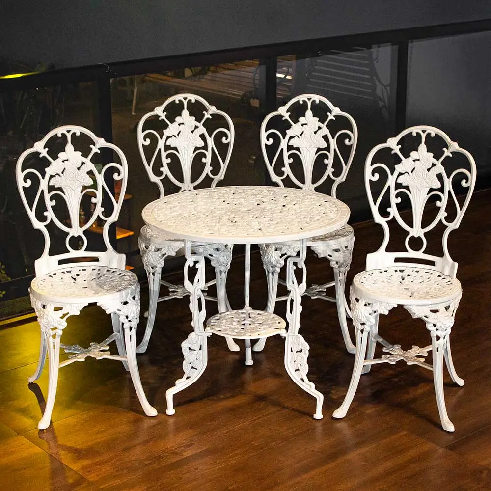 Conjunto Chinês Mobiliário em Alumínio Fundido