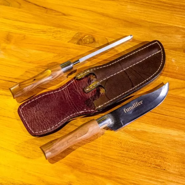 Faca Barrigudinha e Chaira