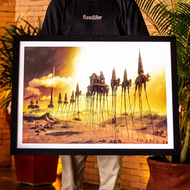 Reprodução Quadro Caravana de Salvador Dalí