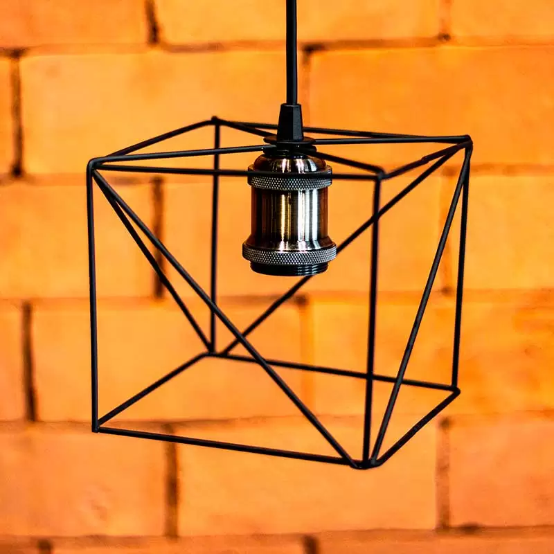 Luminária Pendente Cubica