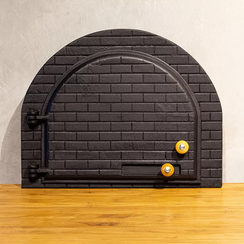 Porta para Forno A lenha em Ferro Fundido