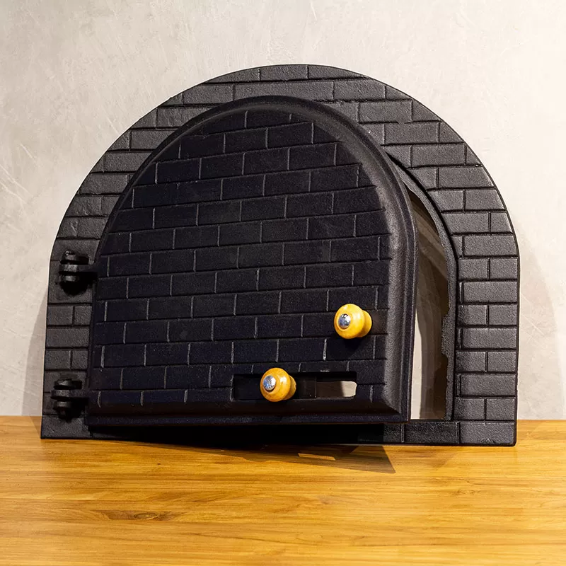 Porta para Forno A lenha em Ferro Fundido