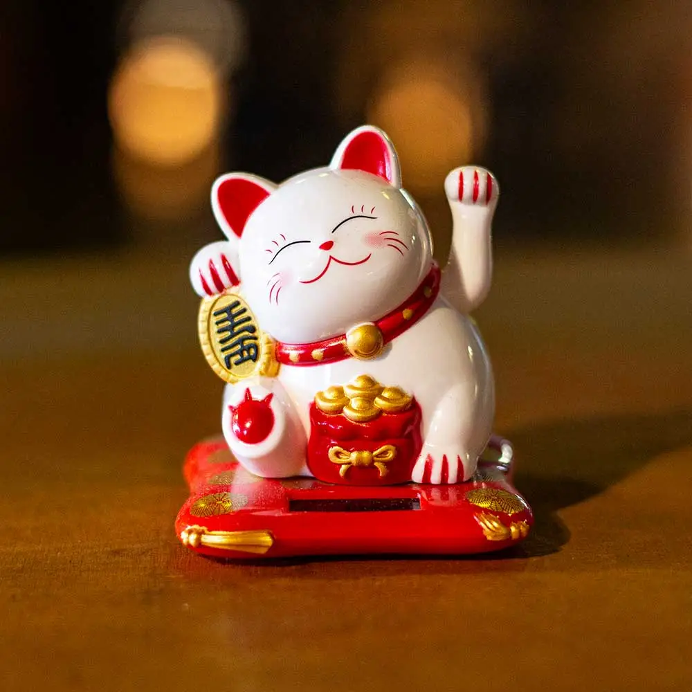 Gatos da Sorte Orientais Decorativos Branco Gatos da Sorte Orientais Decorativos Branco