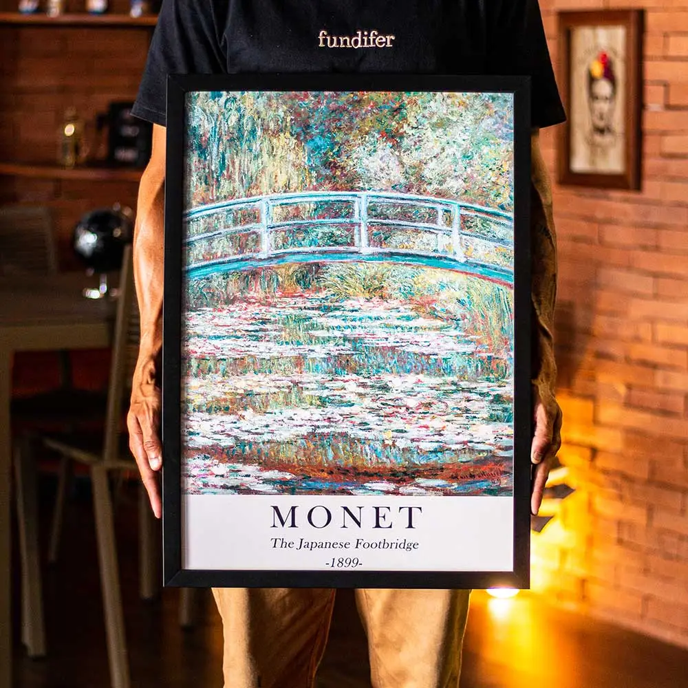 Quadro Monet - The Japanese Footbridge Quadro Monet - The Japanese Footbridge