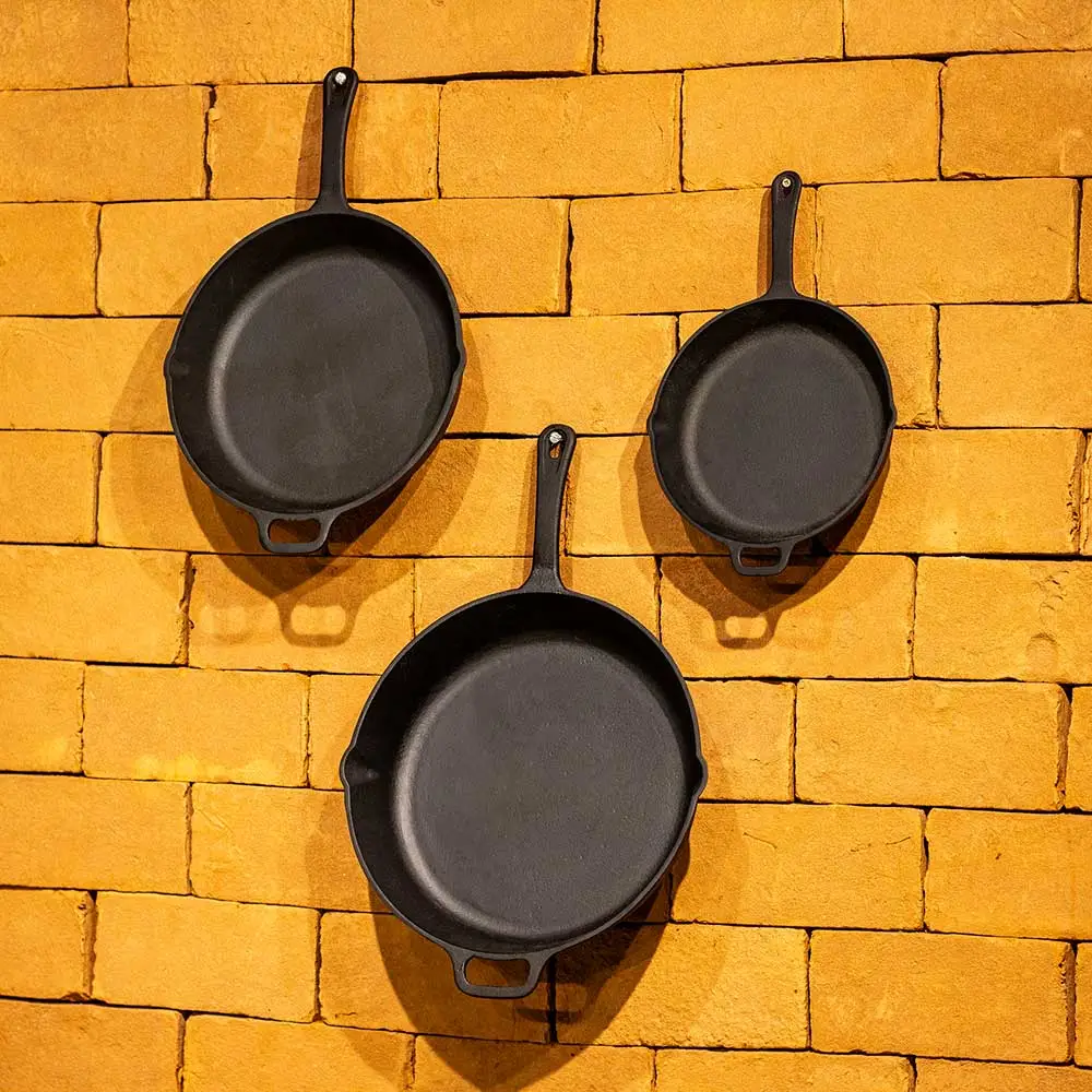 Frigideiras Gourmet 20 26 e 30 diametro Ferro Fundido